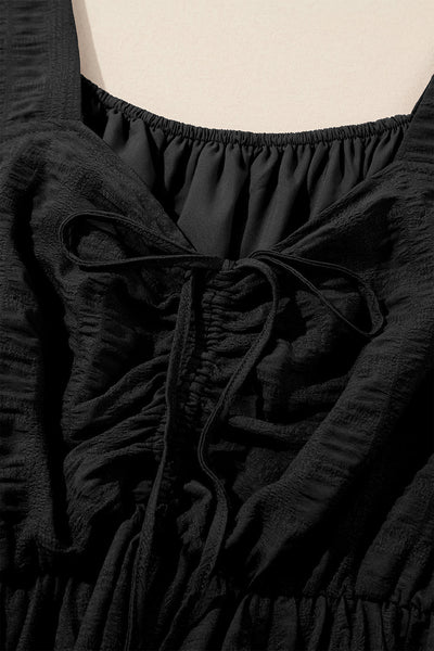 Flattering Plus Size Black Dress for Women - Elegant Style, Comfortable Fabric, Ideal for Parties and Special Occasions