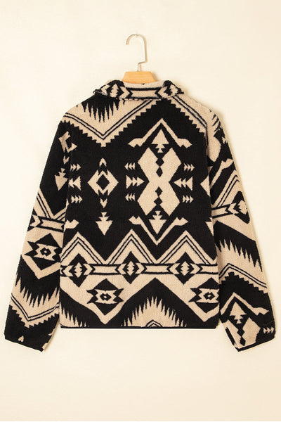 Cozy Women's Western Print Sweatshirt - Soft Casual Style for Everyday Comfort and Effortless Chic Fashion