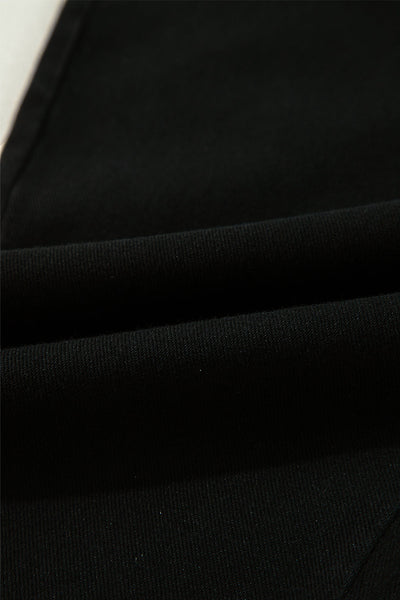 Stylish Women's Black High Waist Slim Fit Jeggings - Comfortable Stretch Fabric for Effortless Casual Looks