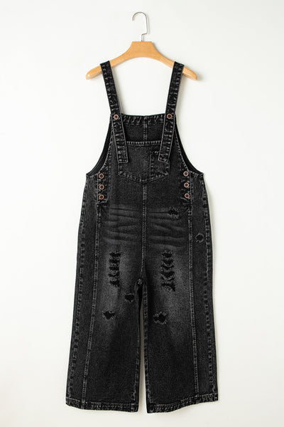Chic Women's Casual Denim Overalls with Adjustable Straps Ideal for Summer Outings and Everyday Fashion