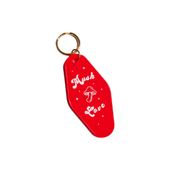 Mush Love Motel Tag Keychain | Last Chance