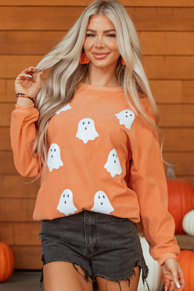 Chic Women's Cozy Textured Sweatshirt - Soft Layering Essential for Casual Style and All-Day Comfort