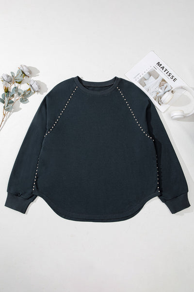 Stylish Women's Black Pullover Sweater - Cozy Fit for Casual Outings & Everyday Comfort