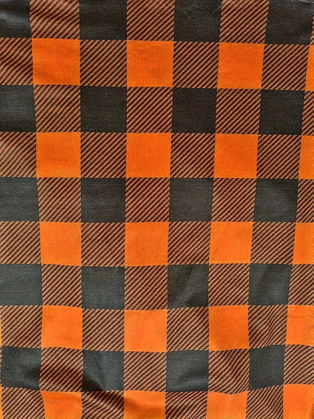 Women's Autumn Harvest Buffalo Plaid Notch Neck Tunic