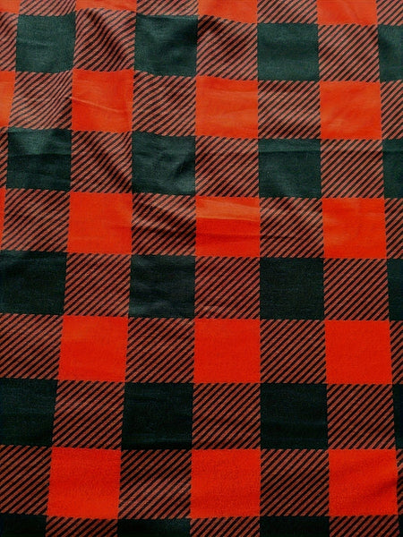 Women's Autumn Harvest Buffalo Plaid Notch Neck Tunic