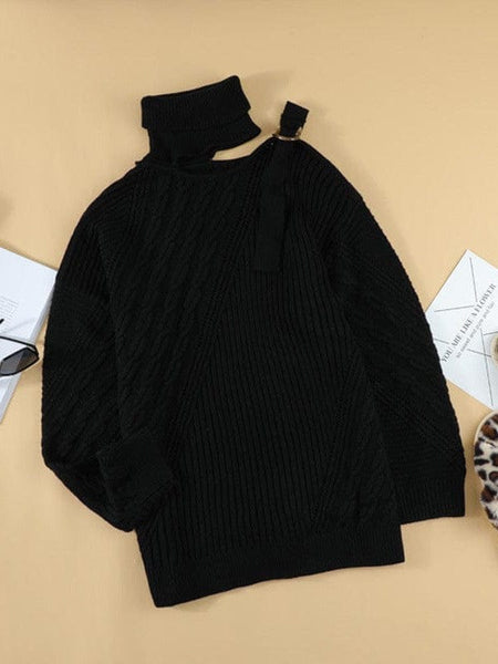 Women's Casual Ribbed Button Decor Asymmetrical Hem Long Sleeve T-Shirt