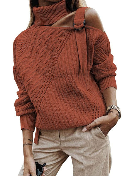 Women's Casual Ribbed Button Decor Asymmetrical Hem Long Sleeve T-Shirt