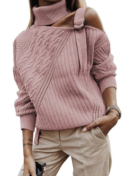 Women's Casual Ribbed Button Decor Asymmetrical Hem Long Sleeve T-Shirt