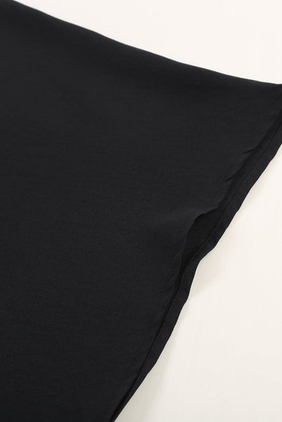 Women's Casual V-Neck Short Sleeve Chiffon Blouse