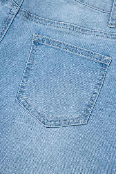 Trendy Women's High Rise Barrel Jeans - Relaxed Fit in Classic Blue Denim with Vintage Style and Comfort