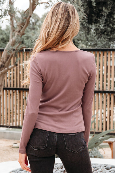 Women's Relaxed Fit Square Neck Long Sleeve Cotton Top in Soft Fabric - Ideal for Casual Outings and Layering