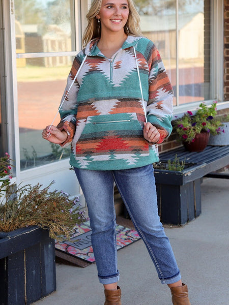 Ethnically Inspired Hoodie
