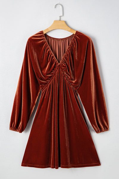 Chic Women's V-Neck Mini Dress in Elegant Styles - Perfect for Summer Outings and Casual Gatherings
