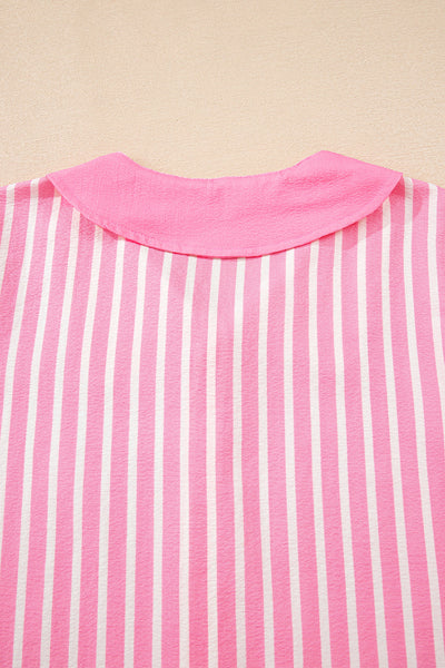 Soft Cotton Striped Pajama Set for Women - Cozy Relaxed Fit Sleepwear for Ultimate Comfort and Stylish Nights