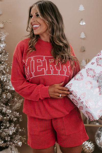 Festive Plus Size Women's Christmas Loungewear Set - Soft, Cozy Pajamas with Relaxed Fit for Holiday Comfort