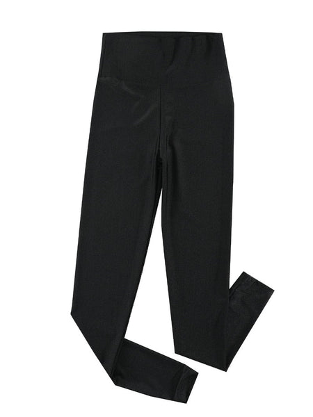 Chic Vintage Solid Faux Leather High Waist Skinny Leggings