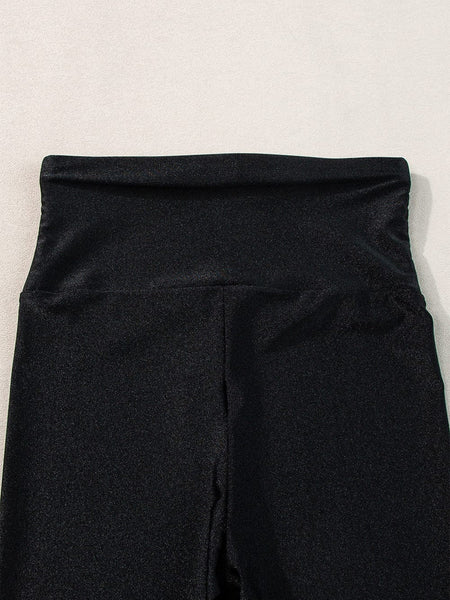 Chic Vintage Solid Faux Leather High Waist Skinny Leggings