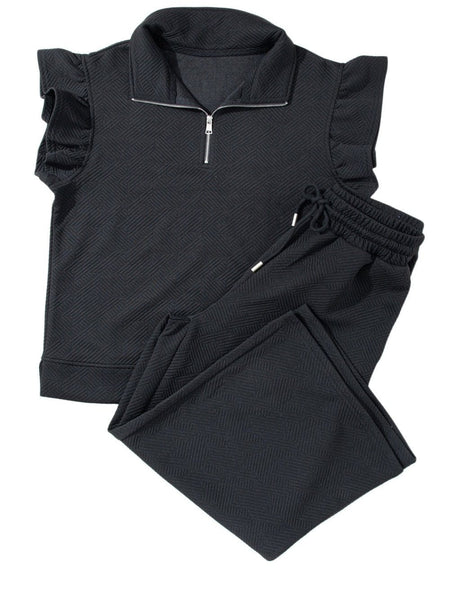 Women's Simple and Elegant Two-Piece Set in Tops & Tees