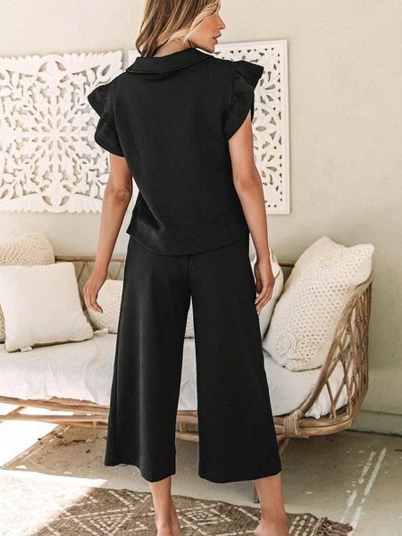 Women's Simple and Elegant Two-Piece Set in Tops & Tees