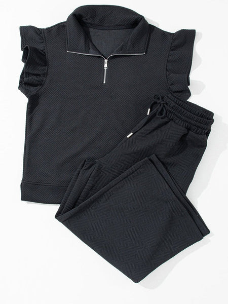 Women's Simple and Elegant Two-Piece Set in Tops & Tees