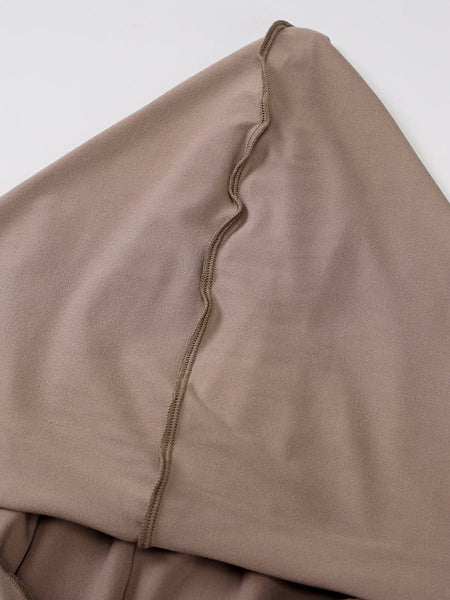 Women's Trendy Maxi Dress with Hood and Unique Seams made for easy styling and wardrobe coordination, with premium-like structure and finish.