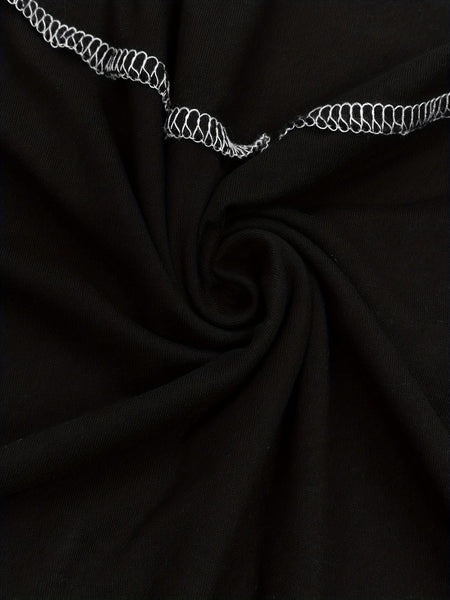 Chic Bodycon Maxi Dress with Hood & Stitching