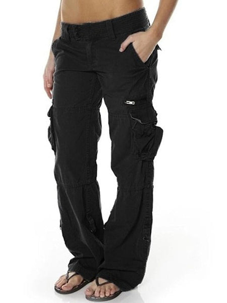 Modern Black Cargo Pants