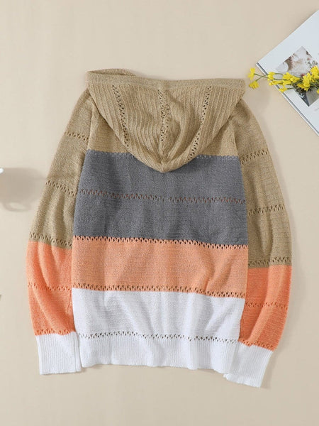 Striped and Color Block Henley Shirt with practical styling and dependable silhouette control.