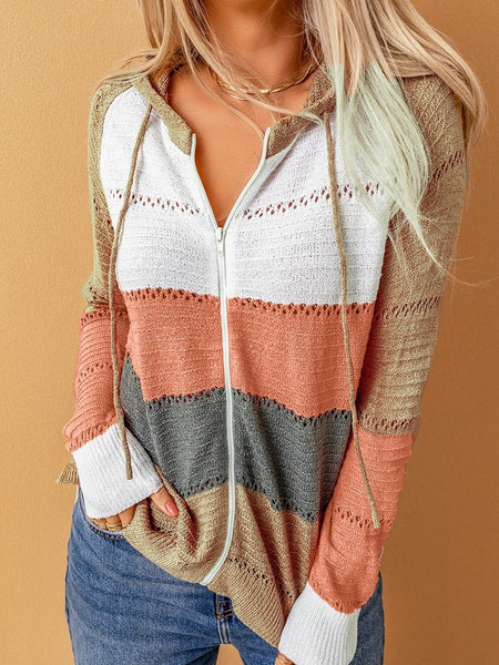 Striped and Color Block Henley Shirt with practical styling and dependable silhouette control.