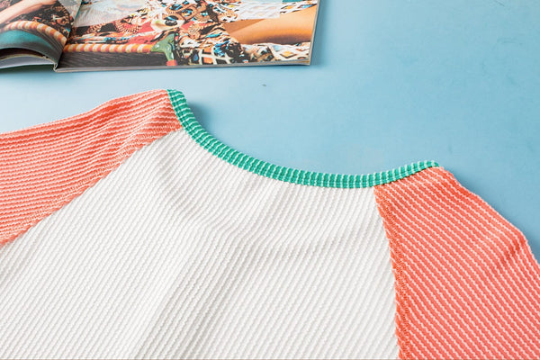 Women's 3 Color Block Raglan Tee in Tops & Tees