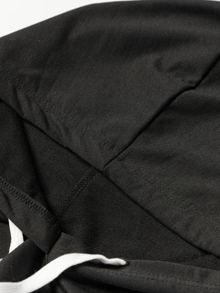 Solid Kangaroo Pocket Hoodie & Drawstring Pants Two-Piece Set