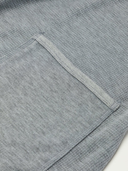 Cozy Gray Ribbed Waffle Knit Spaghetti Strap Jumpsuit