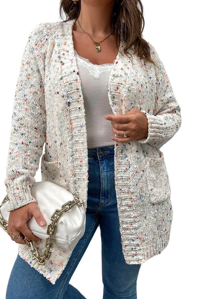 Women's Bohemian Crochet Long Sleeve Knit Cardigan in Jet Black made for easy styling and wardrobe coordination, with premium-like structure and