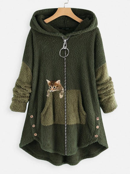 Women's Warm and Fluffy Winter Jacket in Jackets