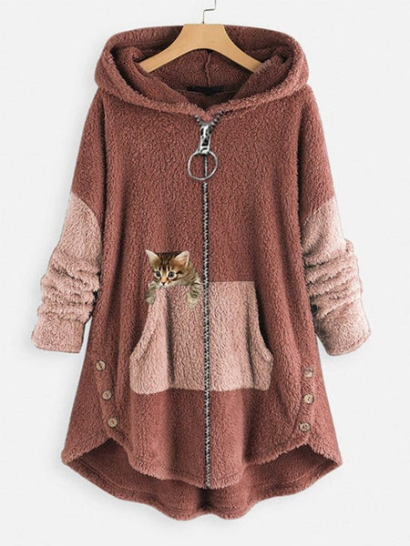 Women's Warm and Fluffy Winter Jacket in Jackets