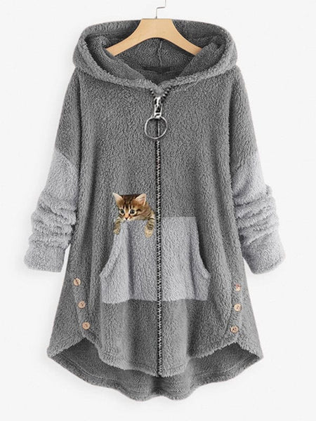 Women's Warm and Fluffy Winter Jacket in Jackets