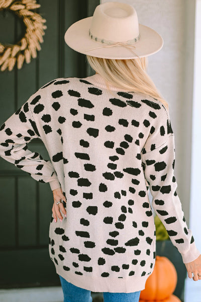 Stylish Women's Leopard Print Open Front Cardigan - Cozy Layer for Casual or Chic Looks, Perfect for Layering