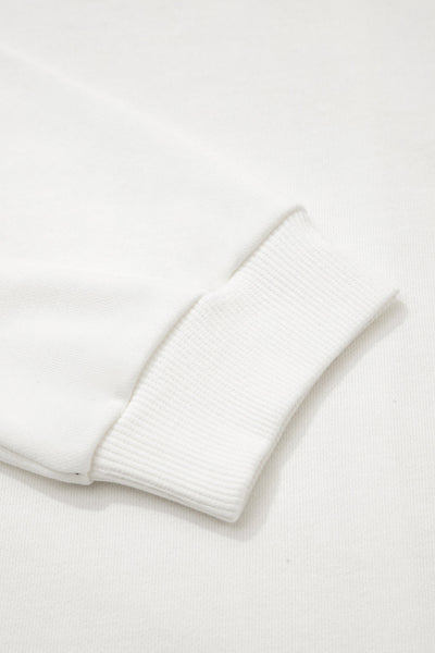 Women's Relaxed Color Block Sweatshirt with Exposed Seams