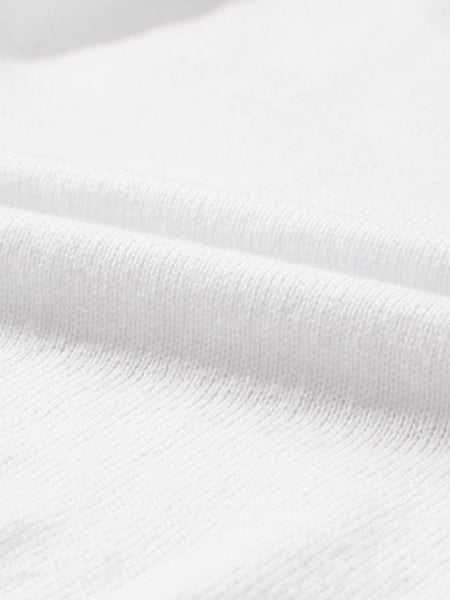 Holly Jolly White Round Neck Casual Sweater