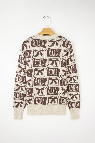 Women's Chic Women's Western-Style Cozy Knit Sweaters for Casual Outings - Perfect Layering Pieces in Trendy Colors