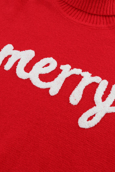 Christmas Turtleneck Knit Sweater