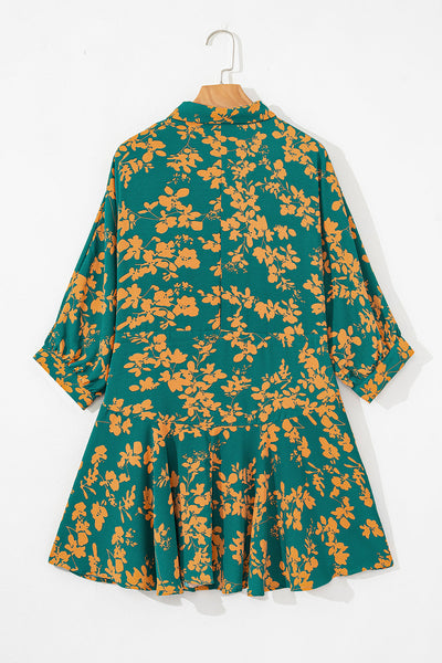 Elegant Women's Short Sleeve Shirt Dress in Classic Fit - Breathable Cotton Blend for Effortless Summer Style