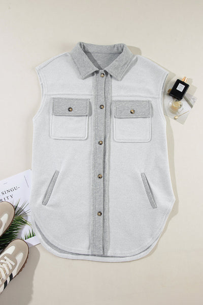 Women's Button-Down Denim Vest made for easy styling and wardrobe coordination, with premium-like structure and finish.