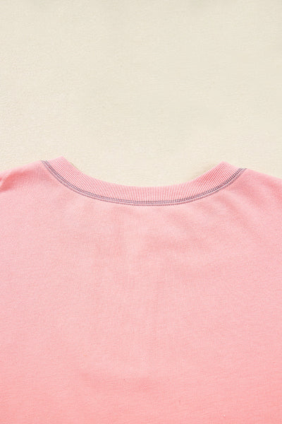 Cozy Women's Color Block Pullover Sweatshirt - Stylish and Trendy Casual Wear in Comfortable Fabrics