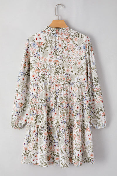 Vibrant Floral Mini Dress for Women - Chic Summer Style, Flattering Fit for Parties and Casual Outings