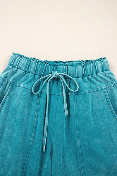 Women's Soft Mineral Washed Casual Pants - Relaxed Fit, Stylish Everyday Wear in Trendy Colors for Effortless Comfort