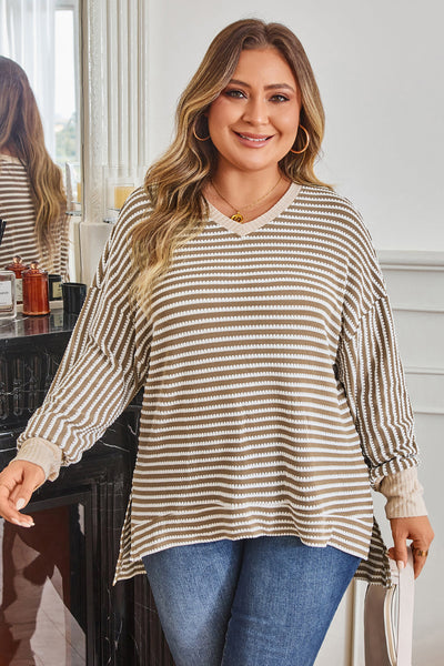 Chic Plus Size Women's Cotton Top Comfort-Focused, Trendy Design for Effortless Everyday Style