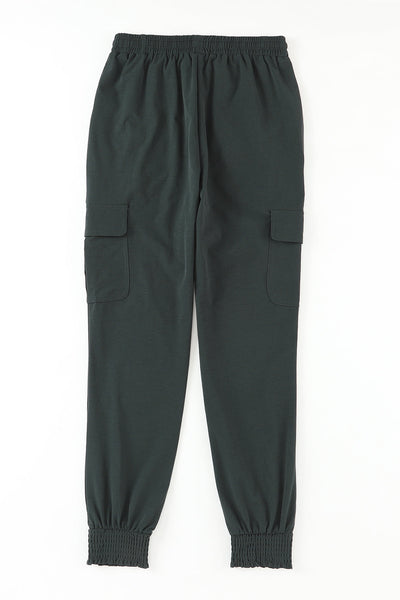 Stylish Low Rise Cotton Leggings with Button Detail