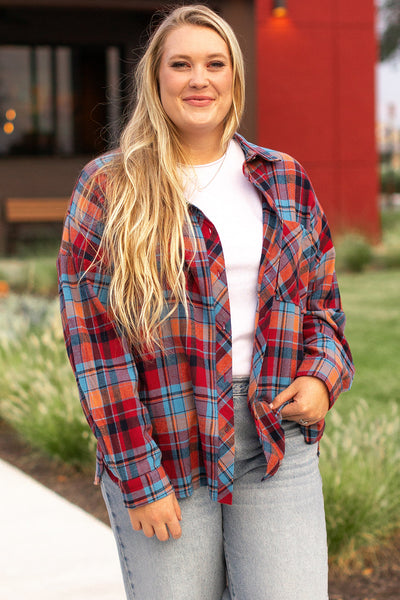 Stylish Plus Size Women's Checked Shirt Soft Cotton Casual Fit, Ideal for Everyday Comfort and Trendy Looks