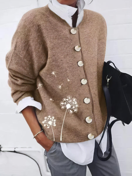 Women's Solid Color Button Cardigan made for easy styling and wardrobe coordination, with premium-like structure and finish.